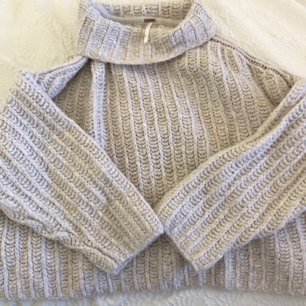 Free People Turtleneck Wool Sweater